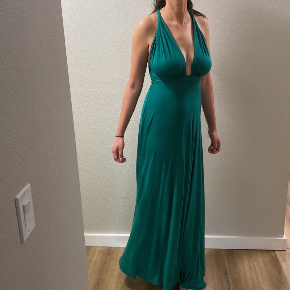 Rachel Pally Emerald Infinity Maxi Dress
